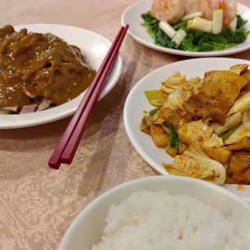 台北 小魏川菜館の料理